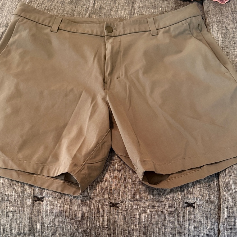 Lululemon Athletica Taupe and Black Shorts